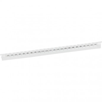 Маркер LEGRAND Memocab ширина 2,3 мм чёрная маркировка на белом фоне цифра 0