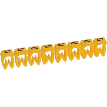 Маркер LEGRAND CAB 3 для кабеля 4-6 мм² заглавная буква U