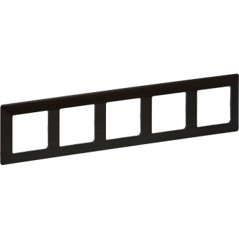Рамка LEGRAND Valena LIFE "Темное дерево", 5-постовая универсальная, дерево Рамка LEGRAND Valena LIFE "Темное дерево", 5-постовая универсальная, дерево