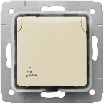 Розетка LEGRAND Cariva 2К+3 с защитными шторками IP 44 16 А 250 В слоновая кость Розетка LEGRAND Cariva 2К+3 с защитными шторками IP 44 16 А 250 В слоновая кость
