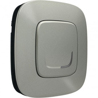 Умный беспроводной выключатель LEGRAND Valena Allure with NETATMO 1-клавишный, алюминий